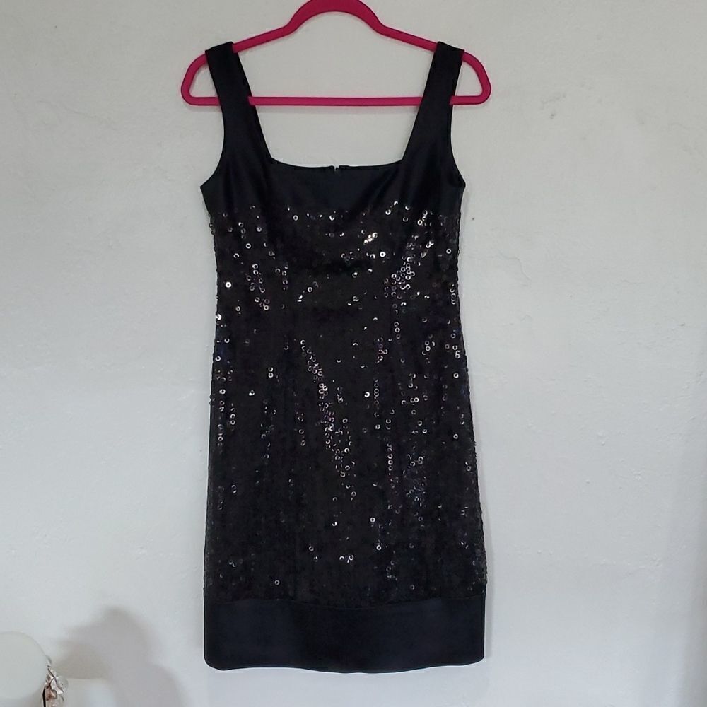 Jones New York Black Sequin Dress